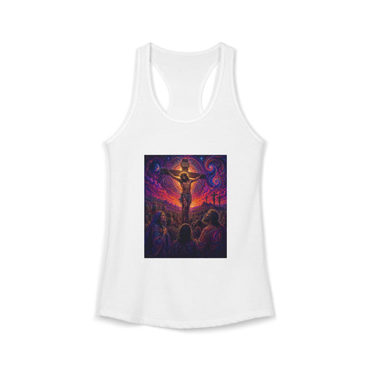 Psychedelic Crucifixion Women's Racerback Tank
