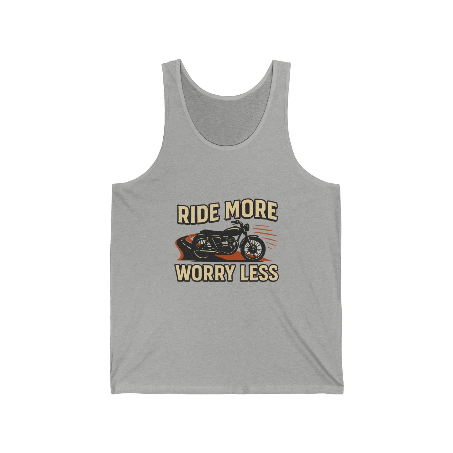 Ride More Worry Less Unisex Jersey Tank