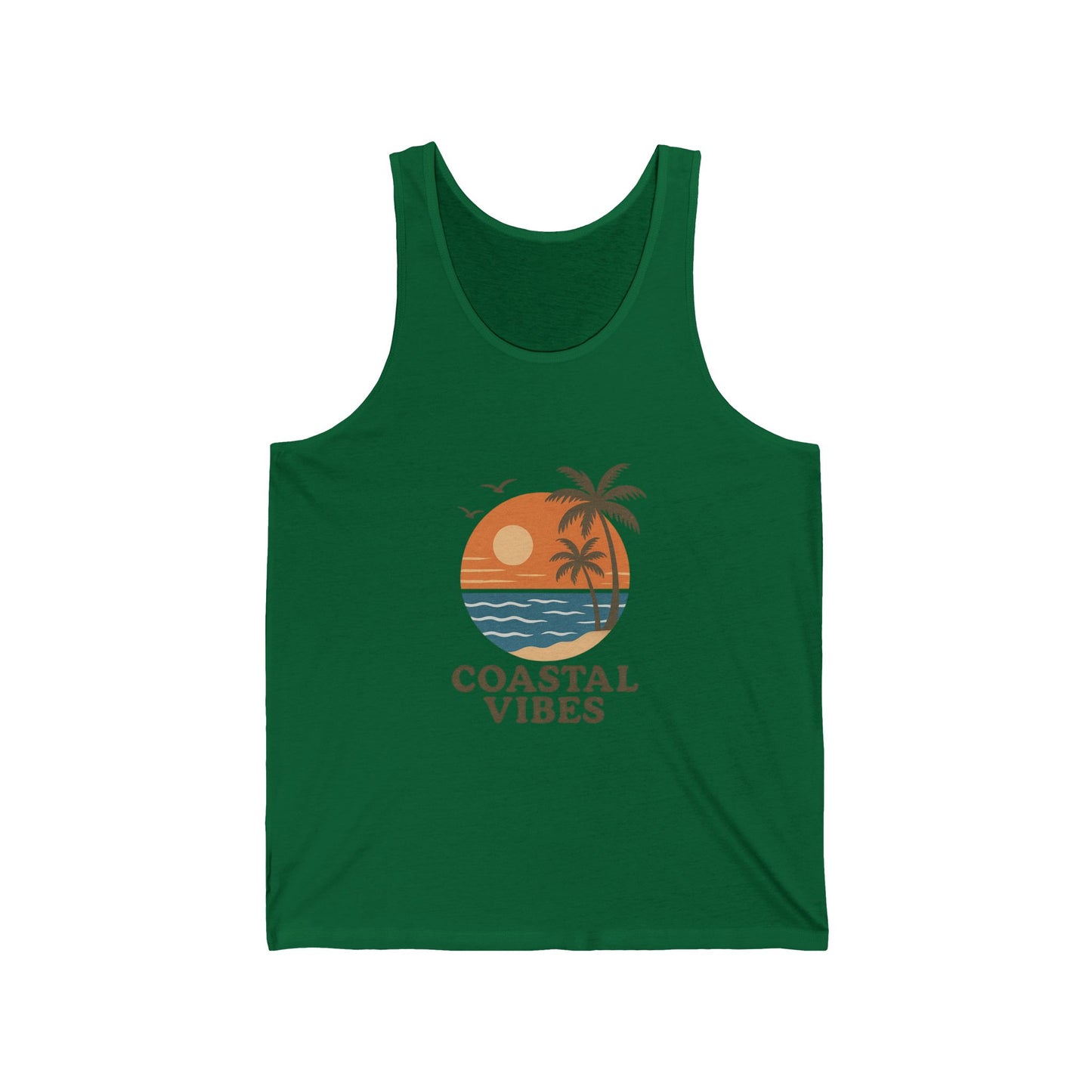 Coastal Vibes Unisex Jersey Tank