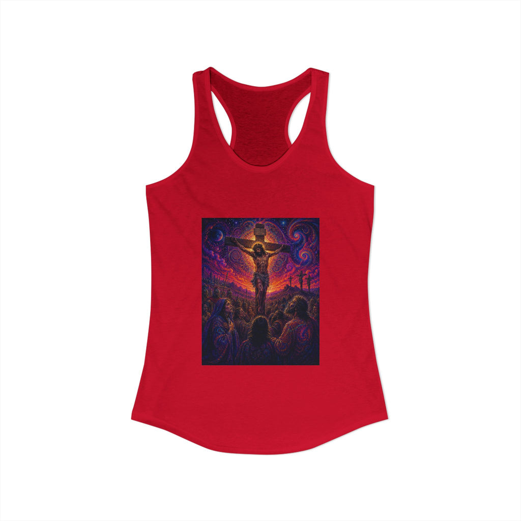 Psychedelic Crucifixion Women's Racerback Tank