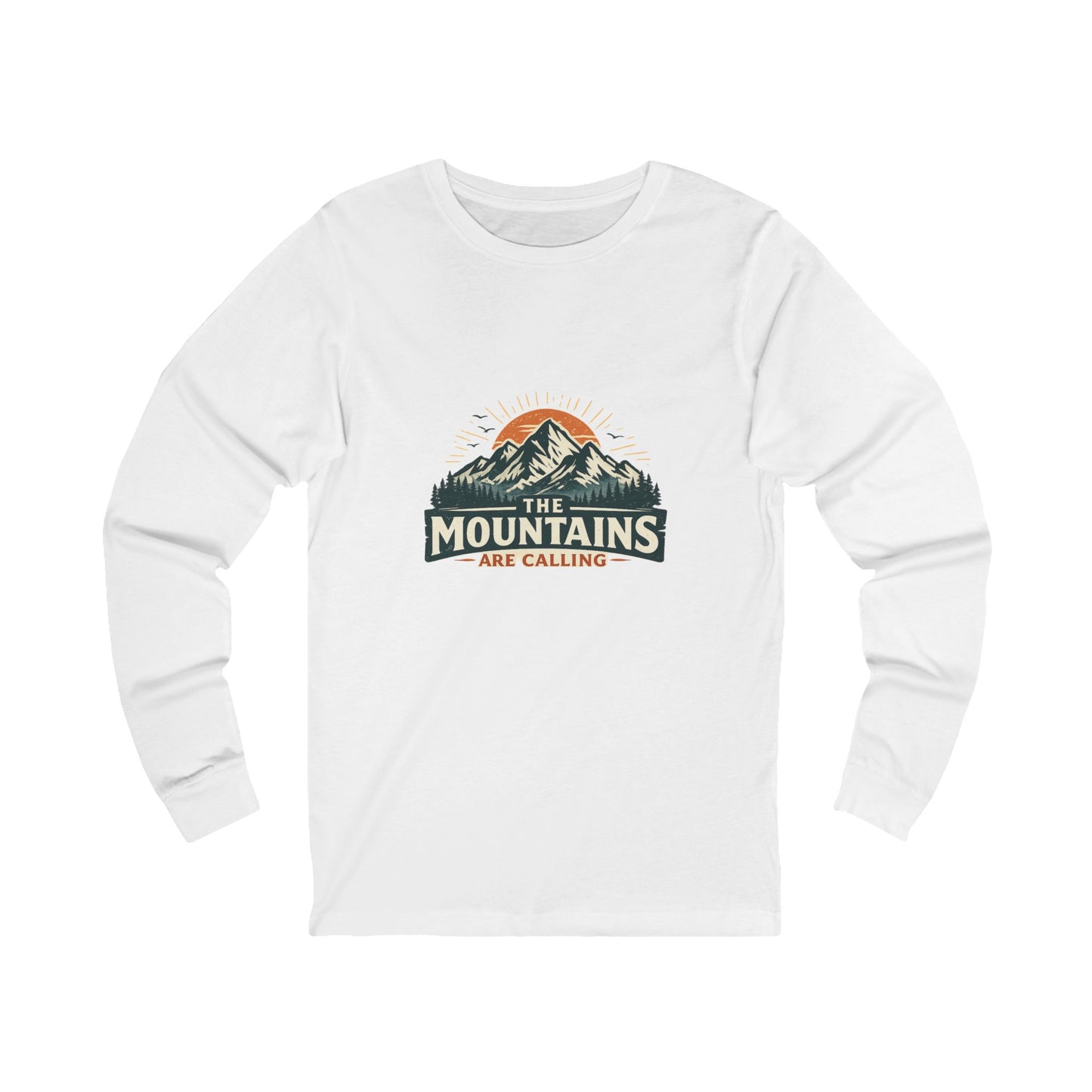 The Mountains Are Calling Unisex Long Sleeve Tee