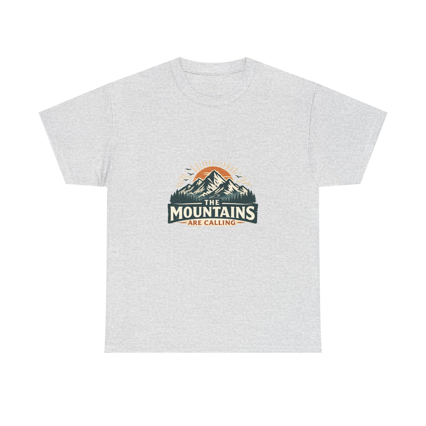 The Mountains Are Calling Unisex Heavy Cotton Tee