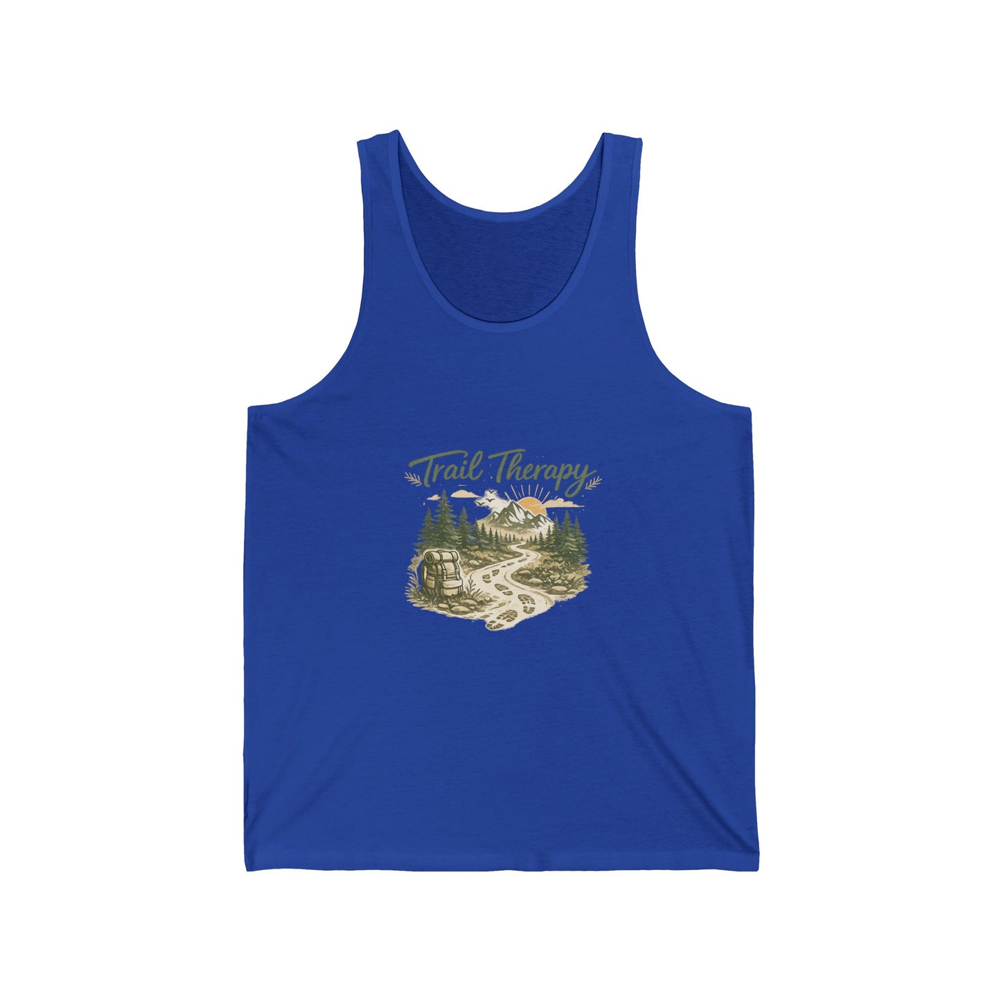 Trail Therapy Unisex Jersey Tank