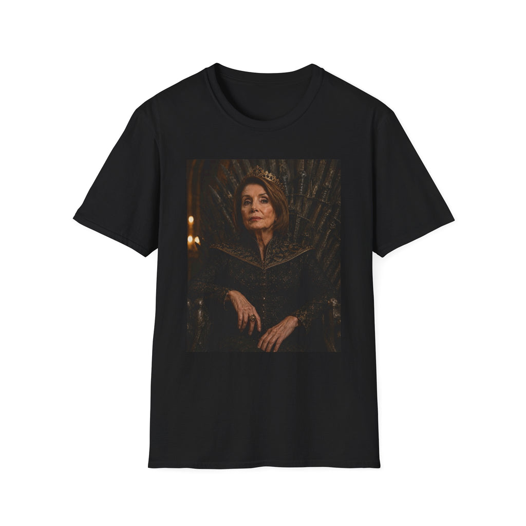 Pelosi Queen Throne T-Shirt - Political Parody Tee