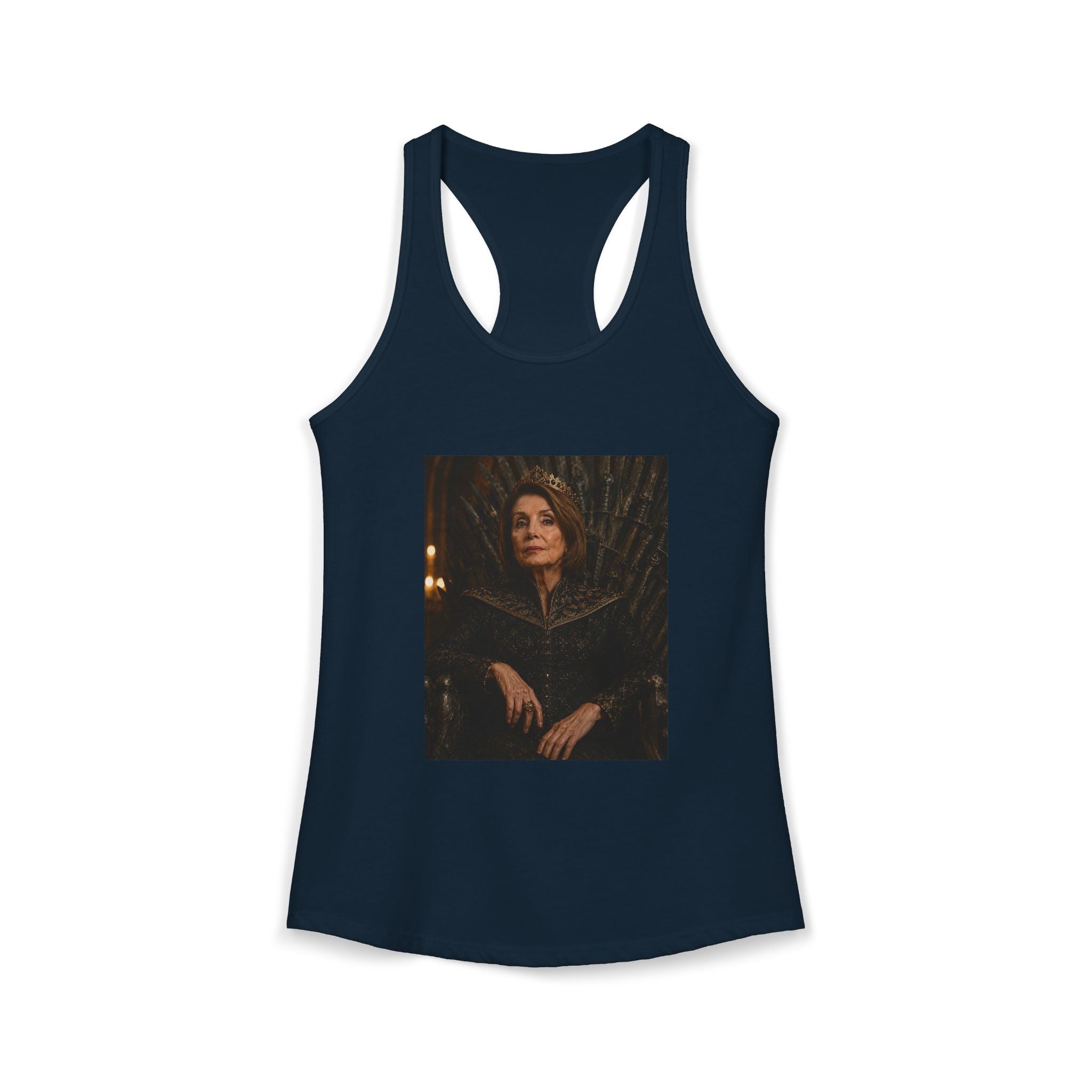 Pelosi Queen Throne Women's Racerback Tank