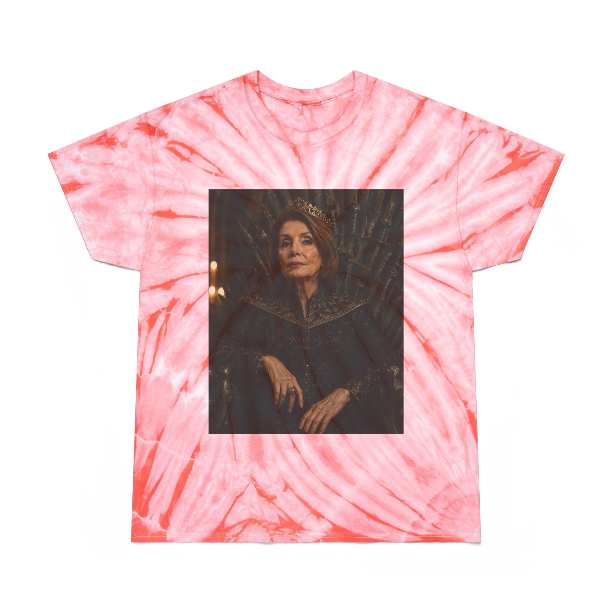 Pelosi Queen Throne Tie-Dye Cyclone Tee