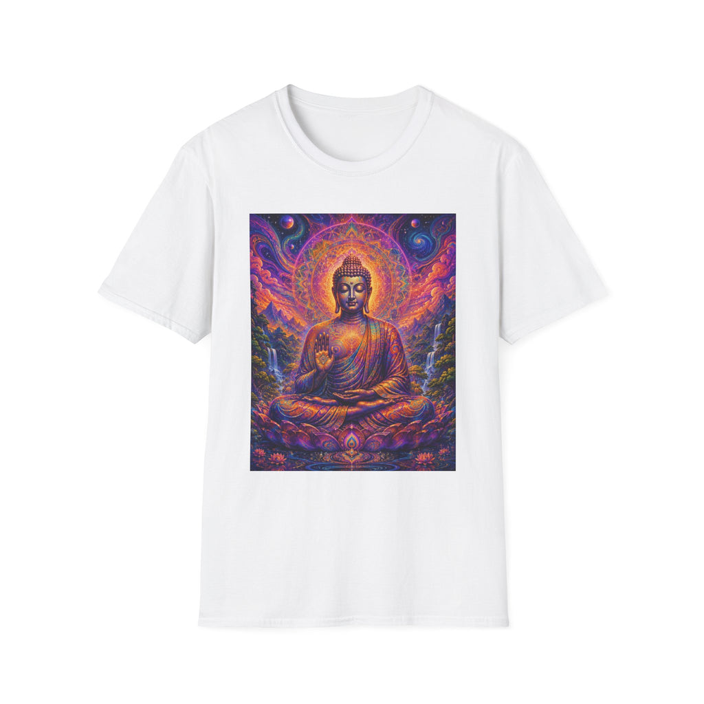 Cosmic Buddha T-Shirt - Visionary Spiritual Art