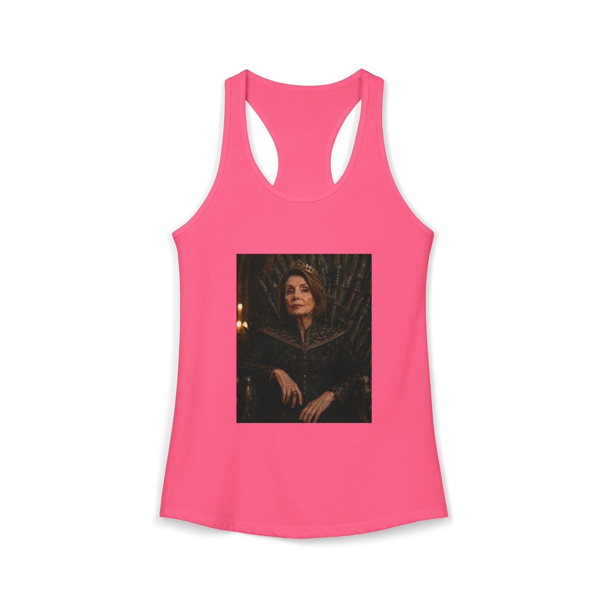 Pelosi Queen Throne Women's Racerback Tank