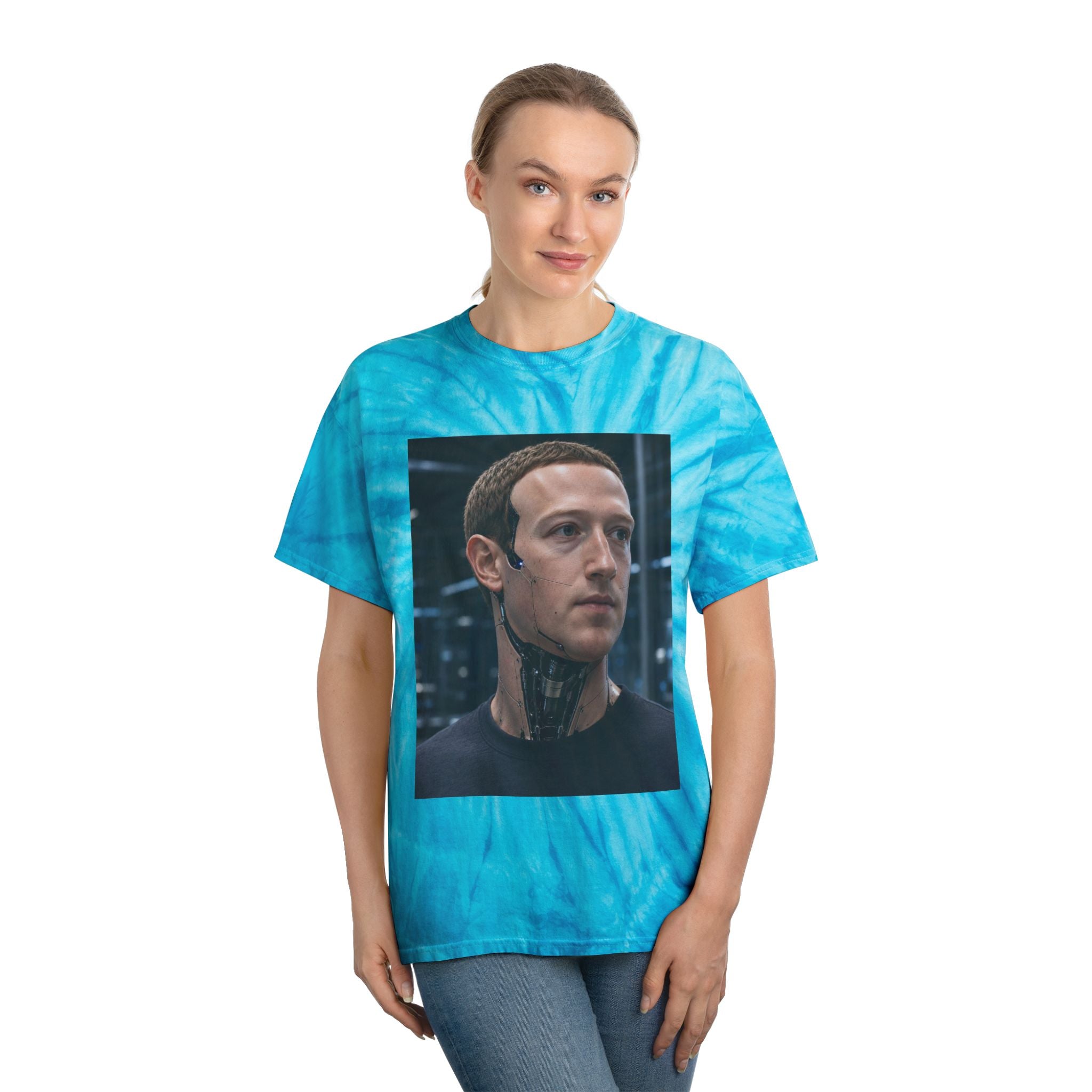 Zuckerberg Android Tie-Dye Cyclone Tee