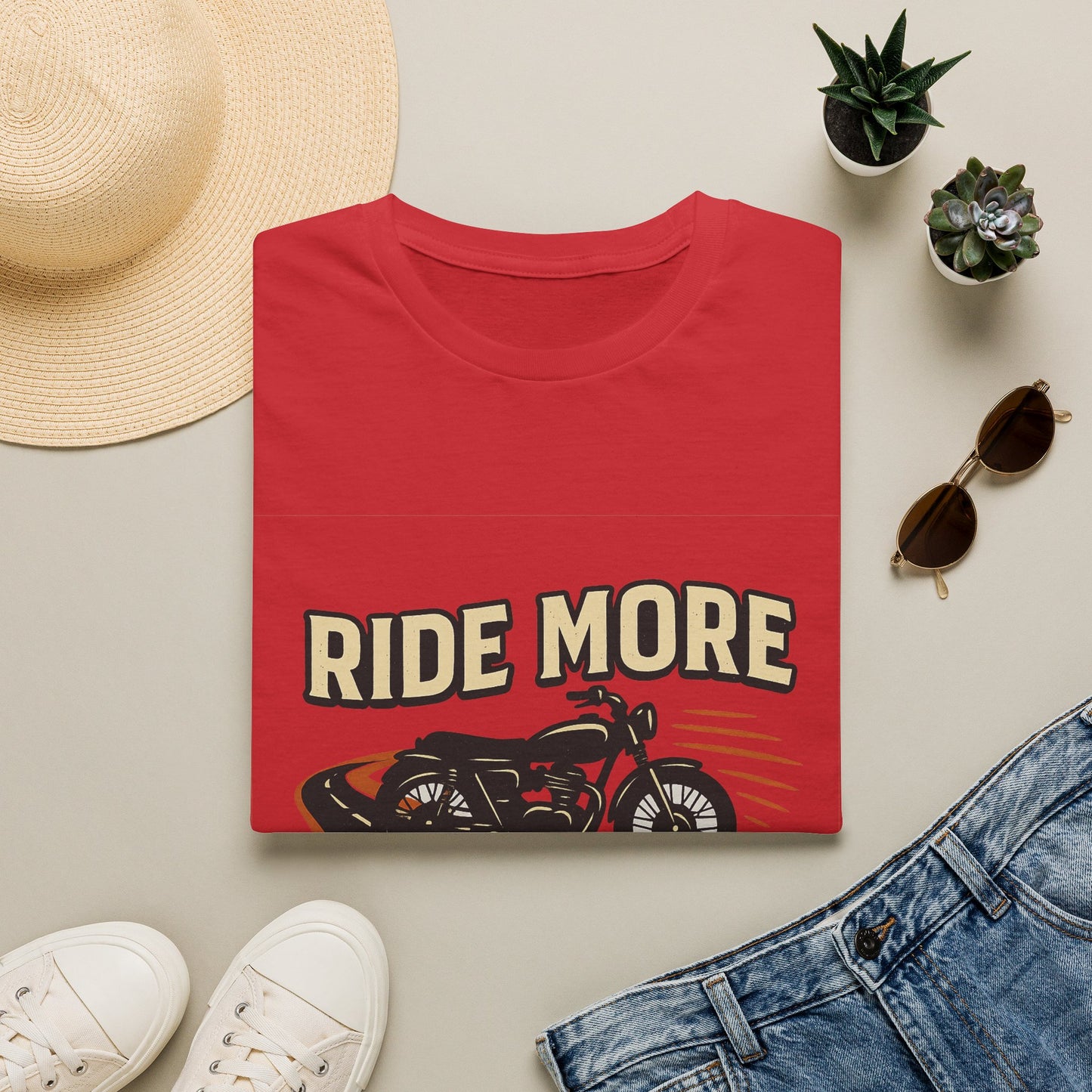 Ride More Worry Less T-Shirt