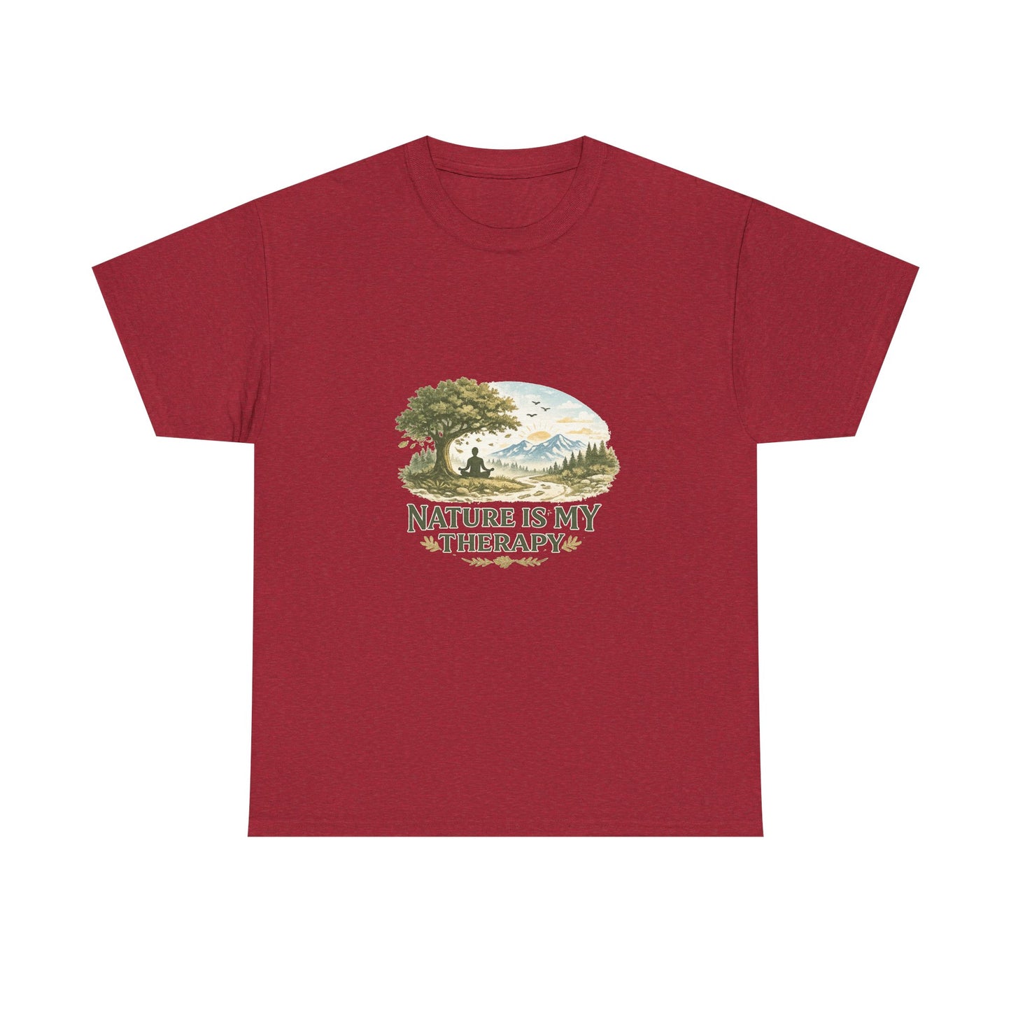 Nature Is My Therapy Unisex Heavy Cotton Tee