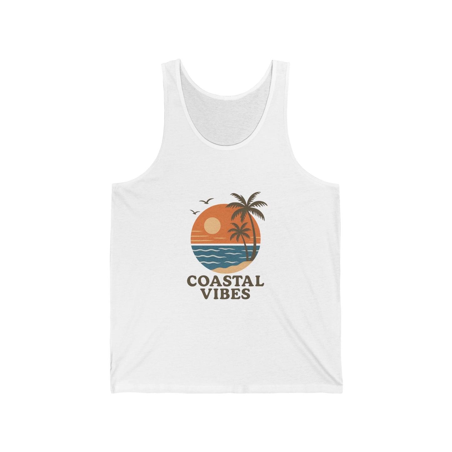Coastal Vibes Unisex Jersey Tank