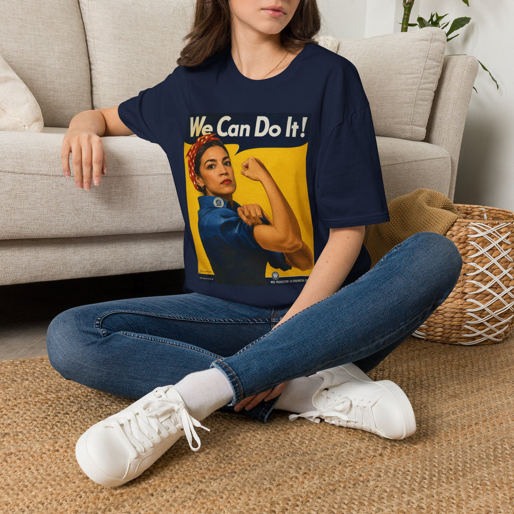AOC Rosie Riveter T-Shirt - Political Parody Tee