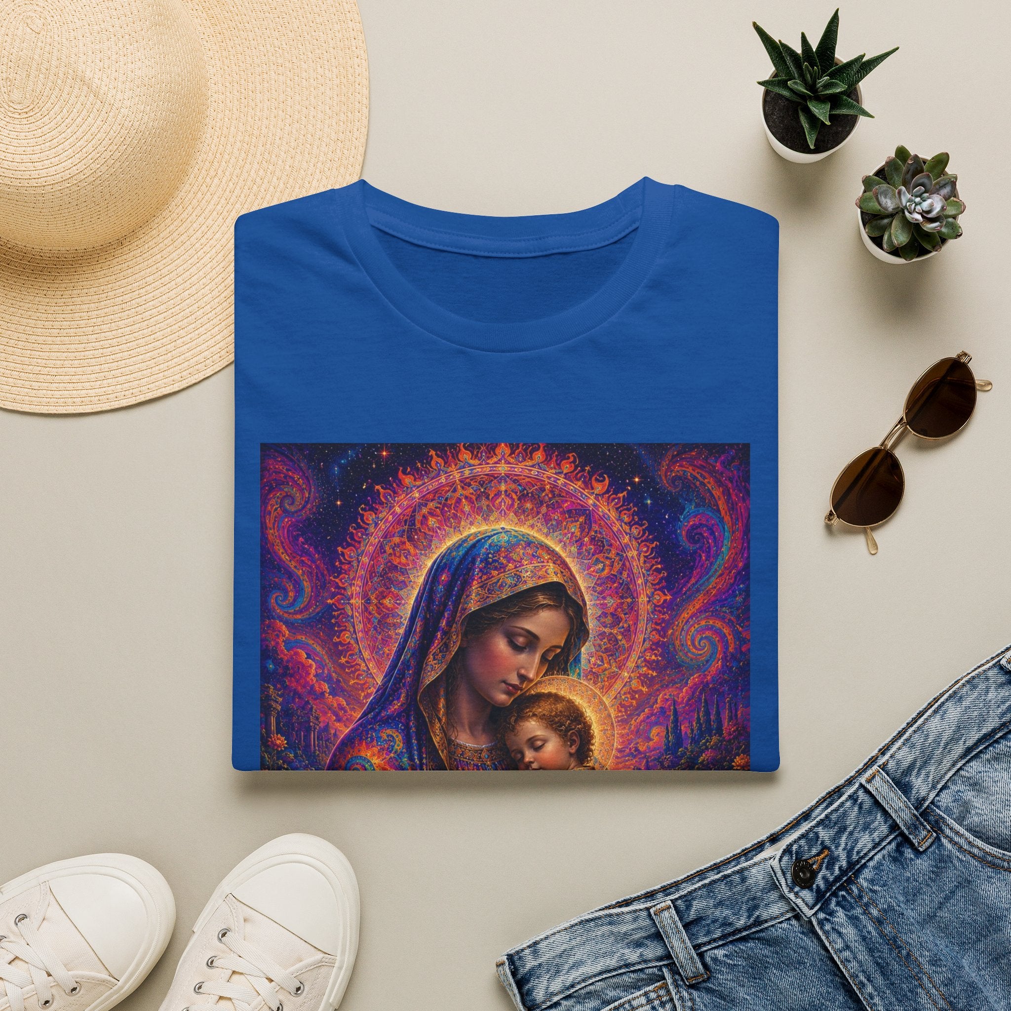 Divine Madonna T-Shirt - Sacred Art