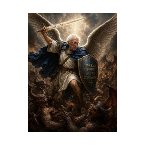 Bernie Sanders Archangel - 18x24 Art Print