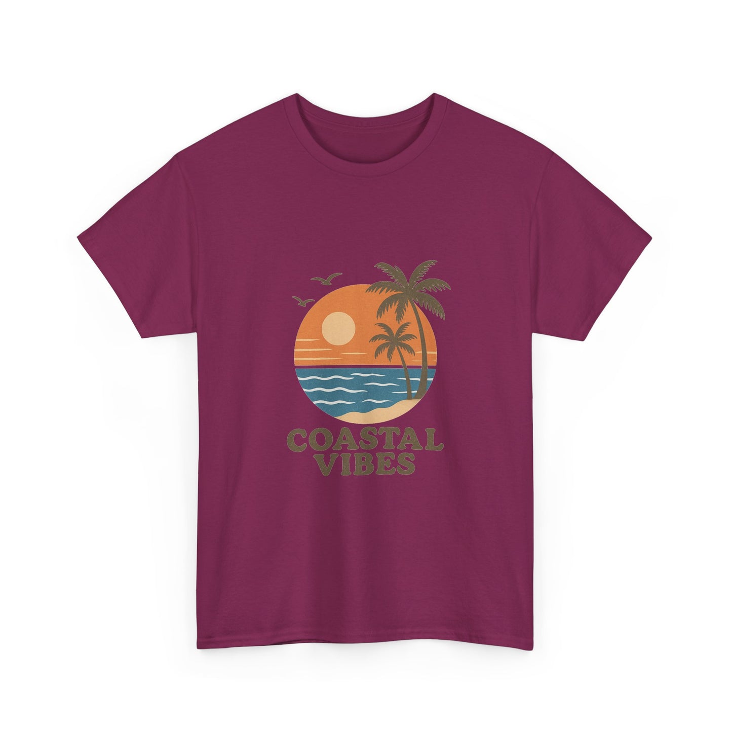 Coastal Vibes Unisex Heavy Cotton Tee