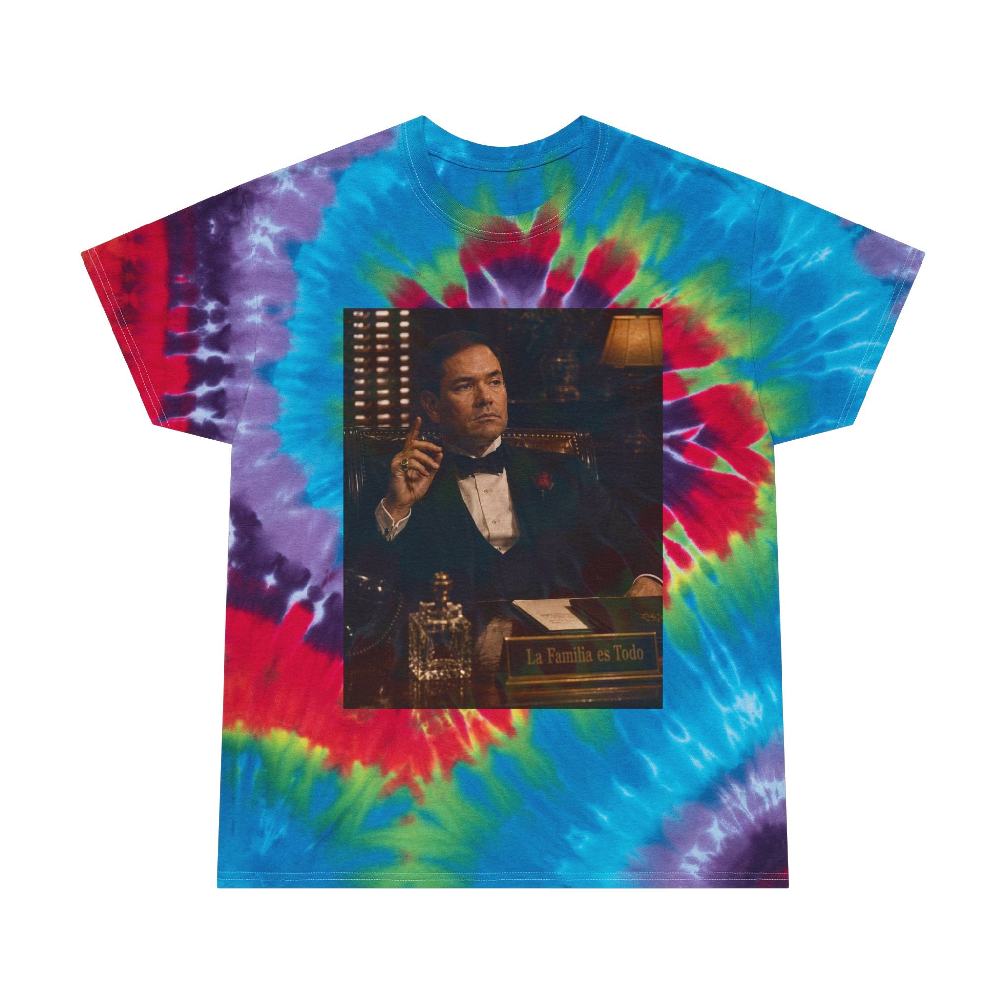 Rubio Godfather Tie-Dye Spiral Tee