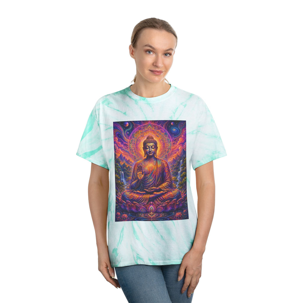 Cosmic Buddha Tie-Dye Cyclone Tee