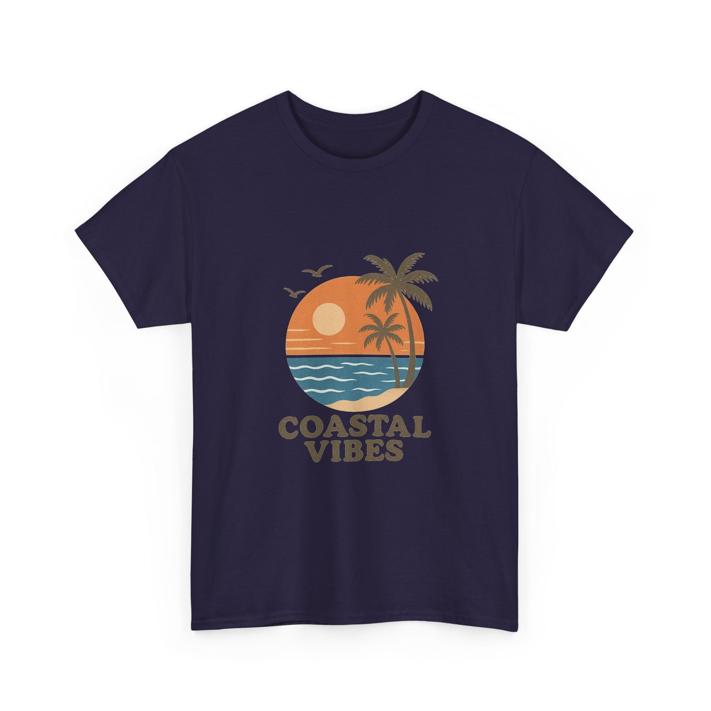 Coastal Vibes Unisex Heavy Cotton Tee