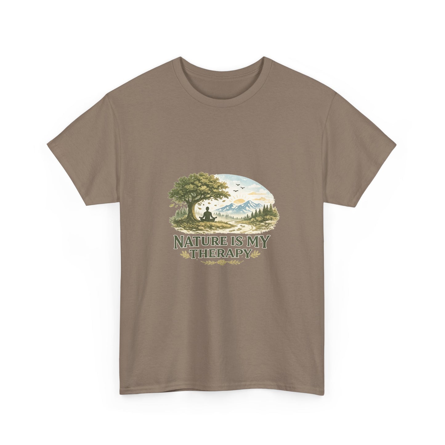 Nature Is My Therapy Unisex Heavy Cotton Tee