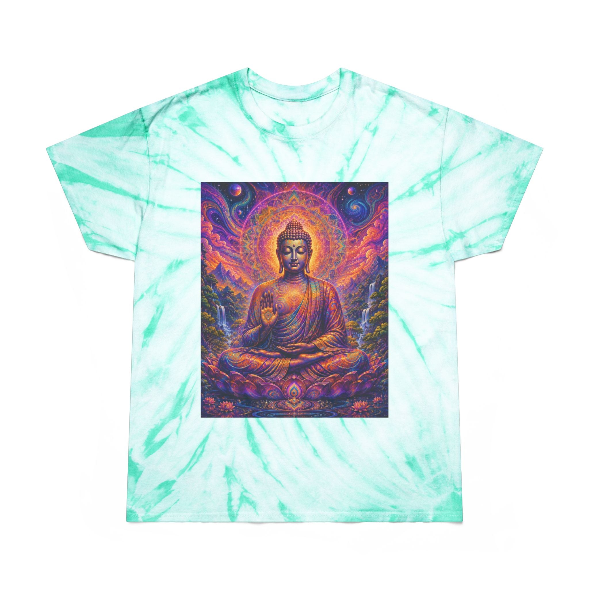Cosmic Buddha Tie-Dye Cyclone Tee