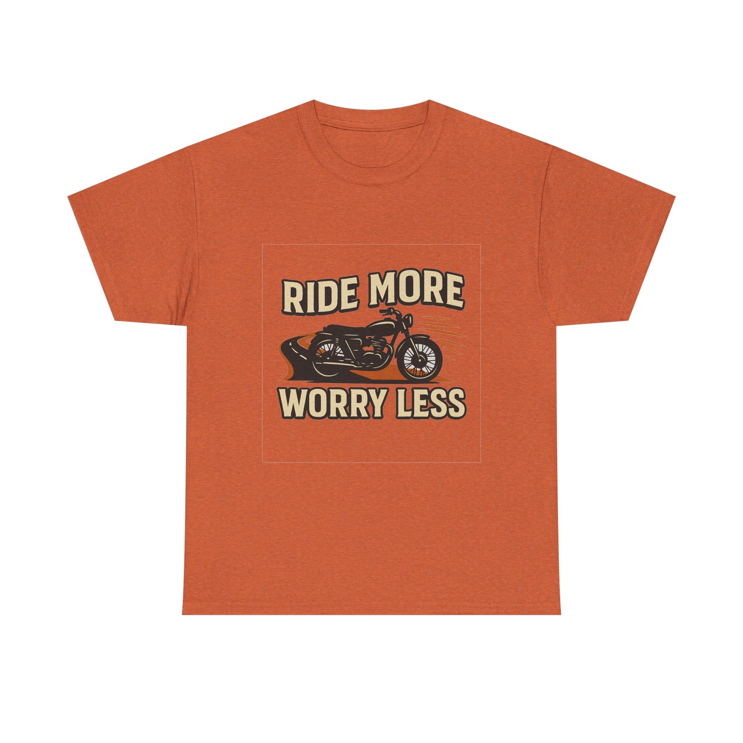 Ride More Worry Less Unisex Heavy Cotton Tee