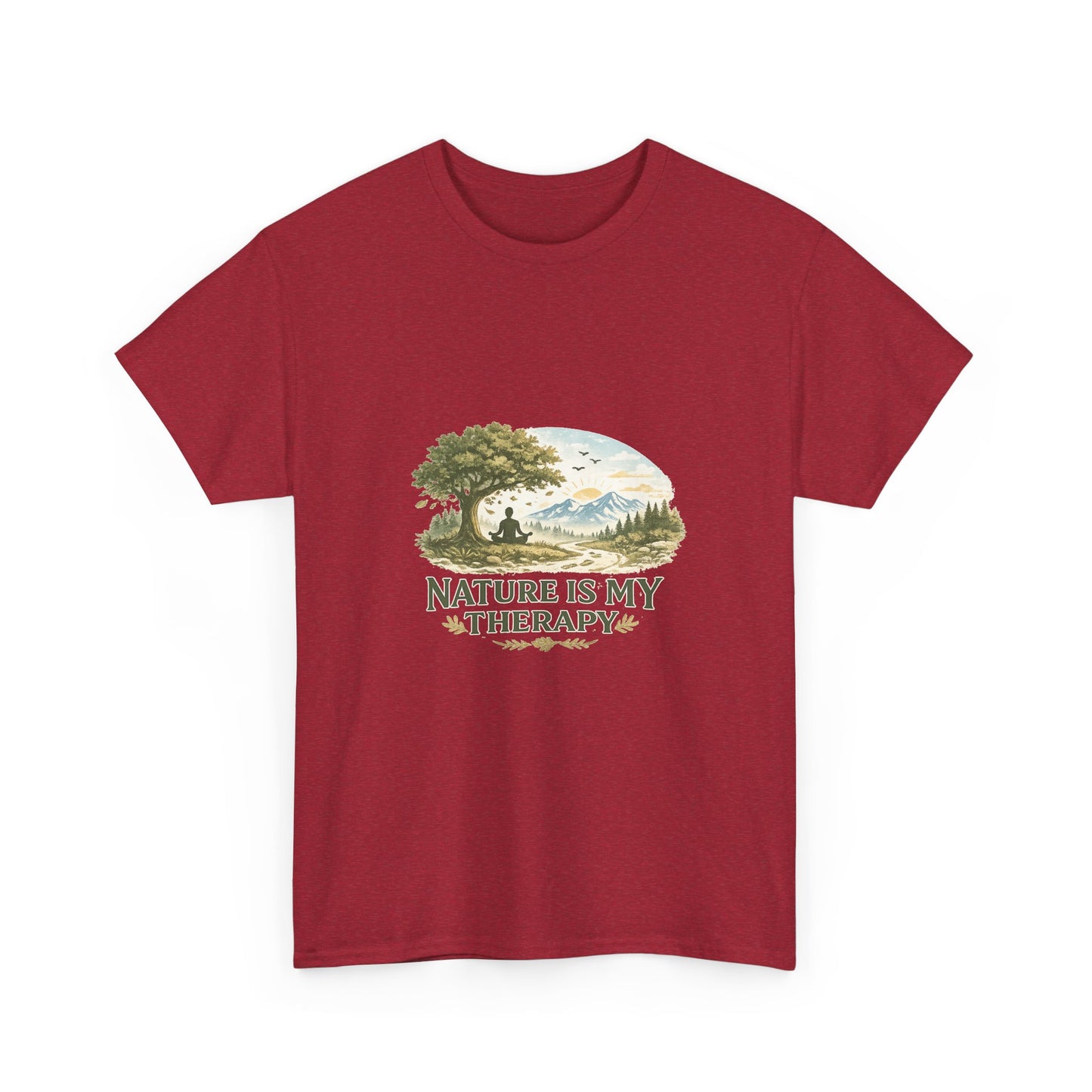 Nature Is My Therapy Unisex Heavy Cotton Tee