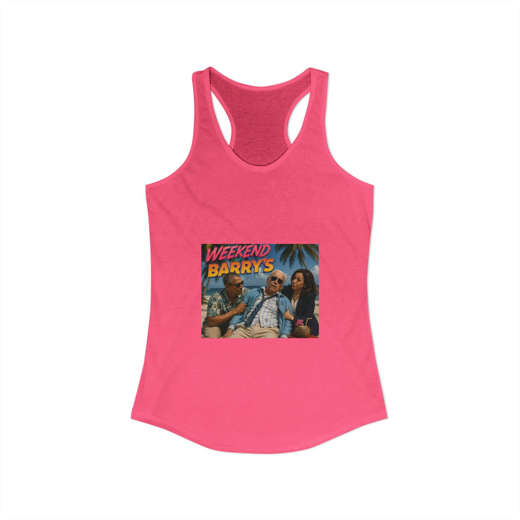 Weekend at Barrys Women's Racerback Tank