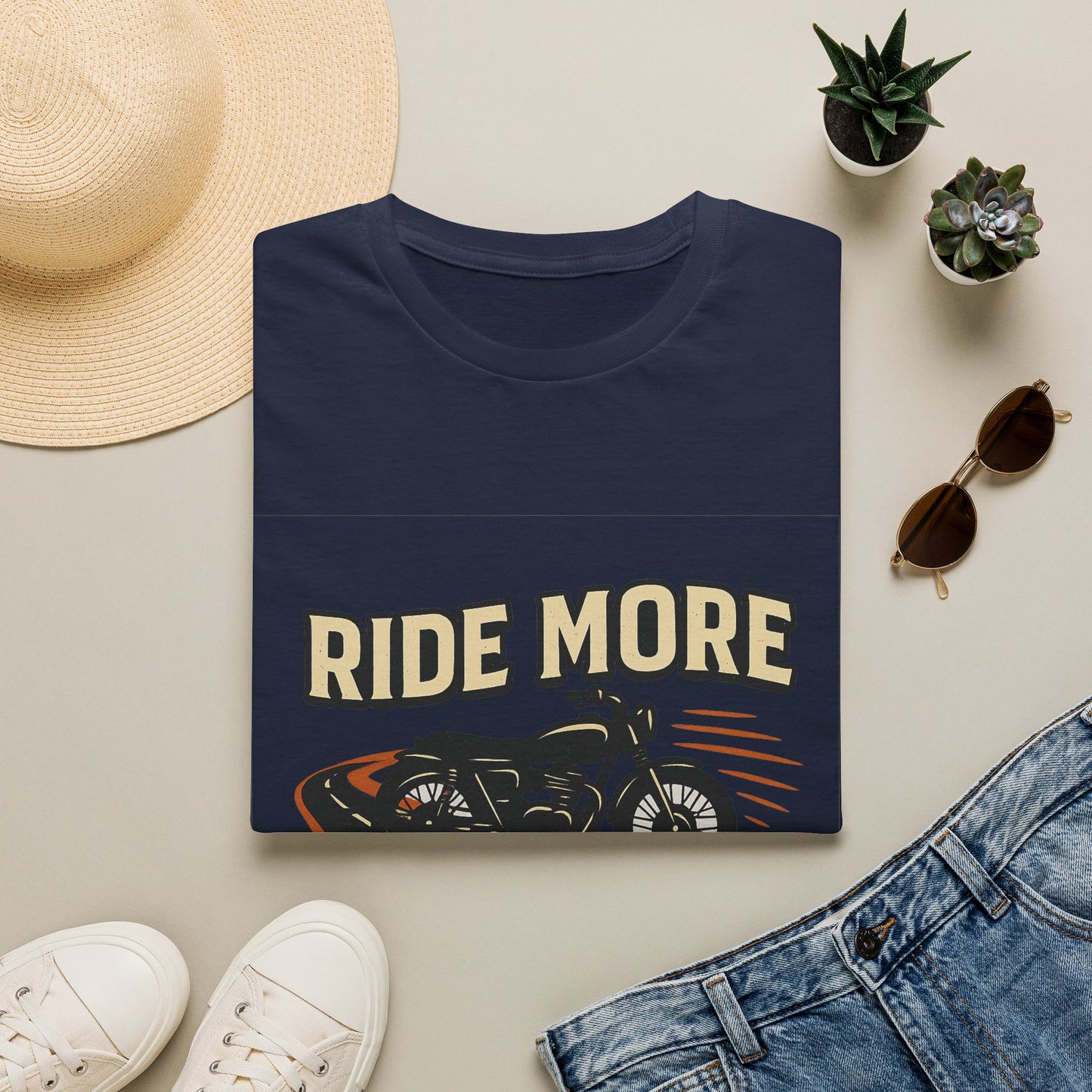 Ride More Worry Less T-Shirt