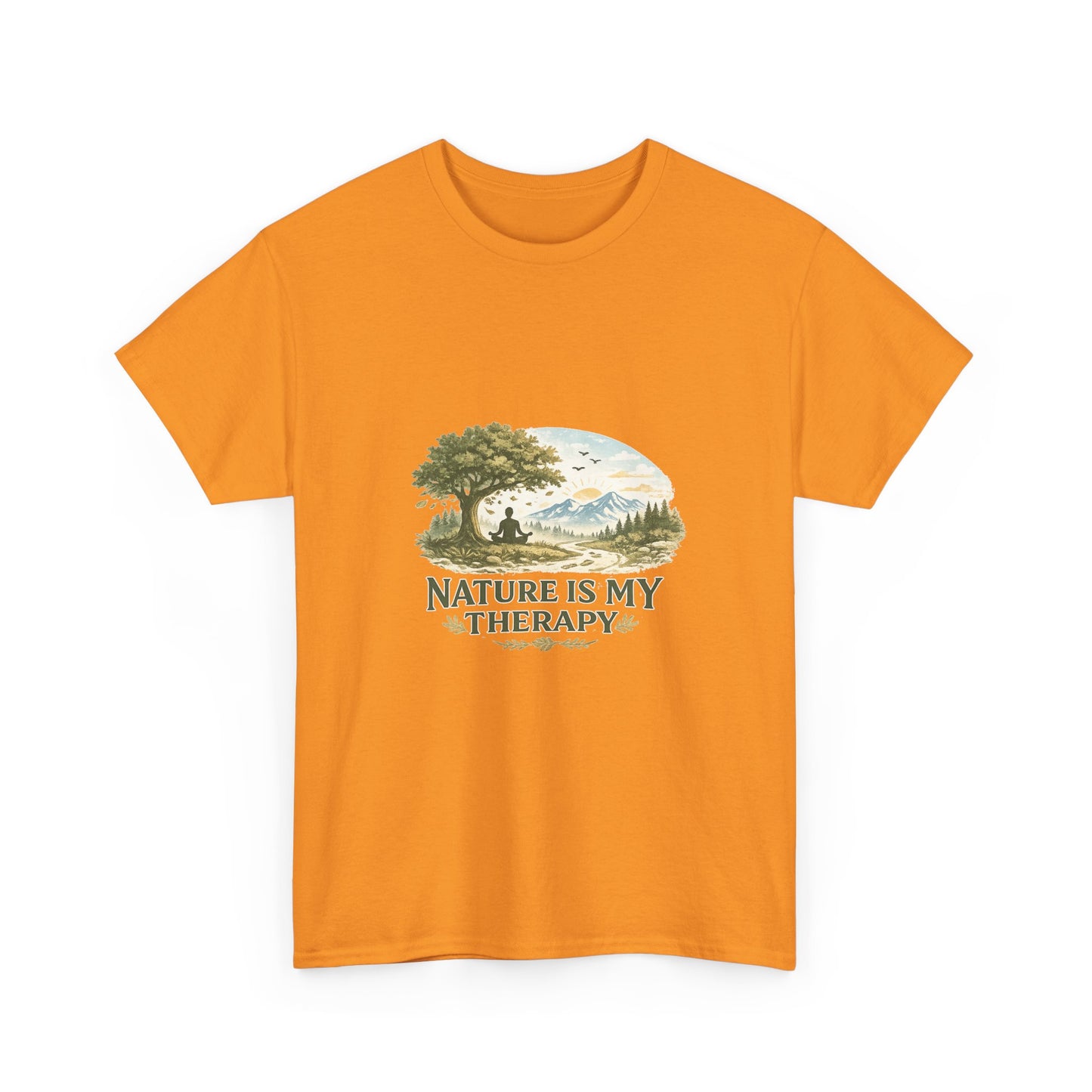 Nature Is My Therapy Unisex Heavy Cotton Tee