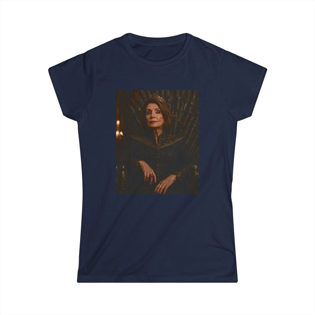Pelosi Queen Throne Women's Tee - Political Parody