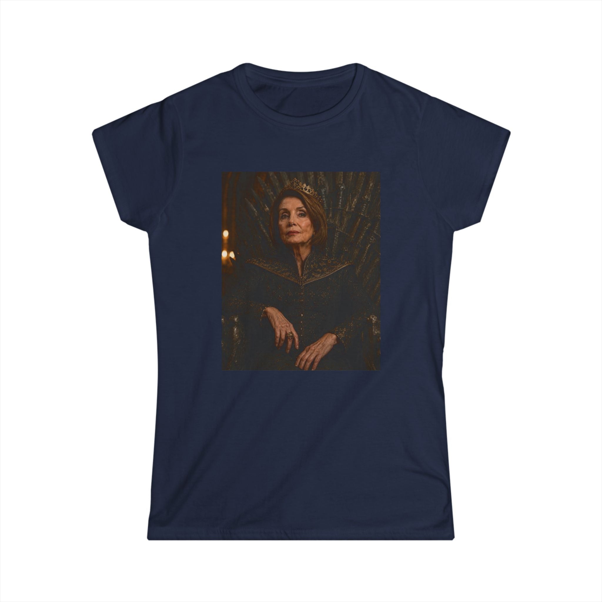 Pelosi Queen Throne Women's Tee - Political Parody