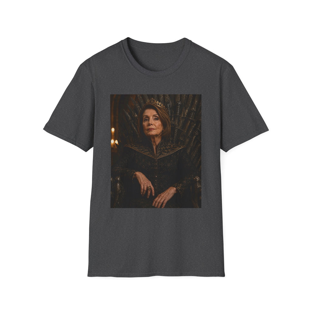 Pelosi Queen Throne T-Shirt - Political Parody Tee