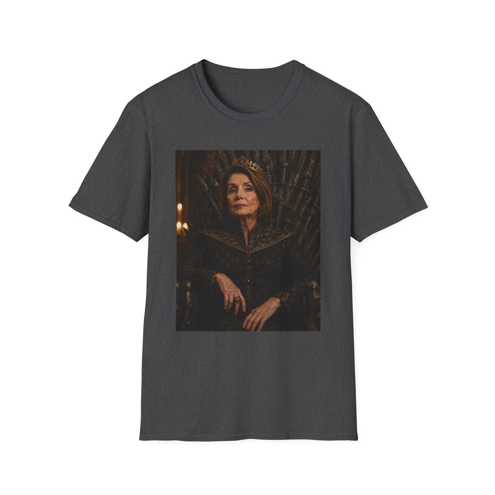 Pelosi Queen Throne T-Shirt - Political Parody Tee