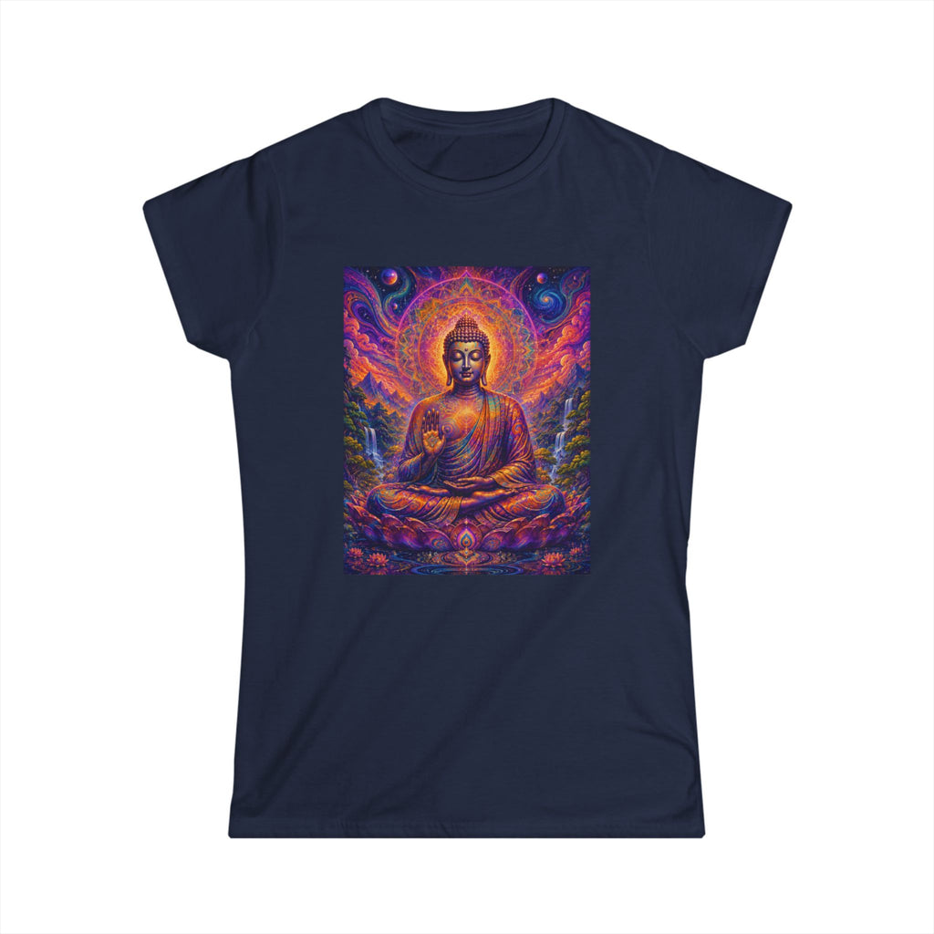 Cosmic Buddha Women's Tee - Visionary Art