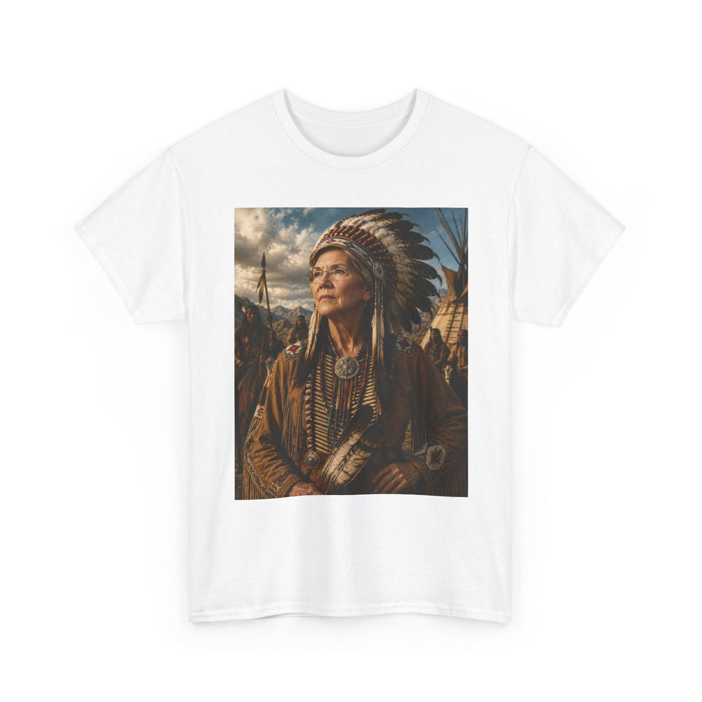 Elizabeth Warren Chief Shirt - Pocahontas Parody T-Shirt - Funny Political Gift
