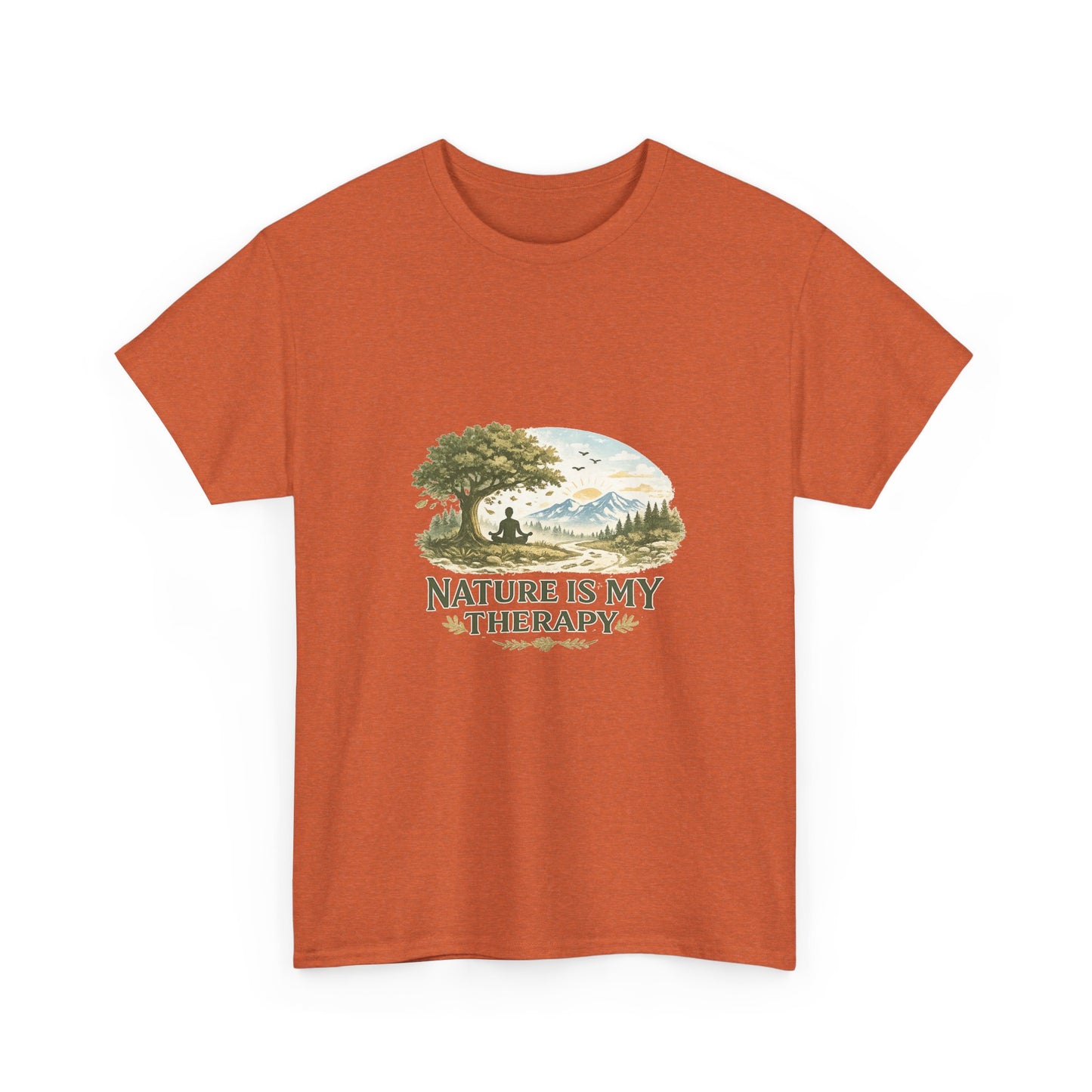 Nature Is My Therapy Unisex Heavy Cotton Tee