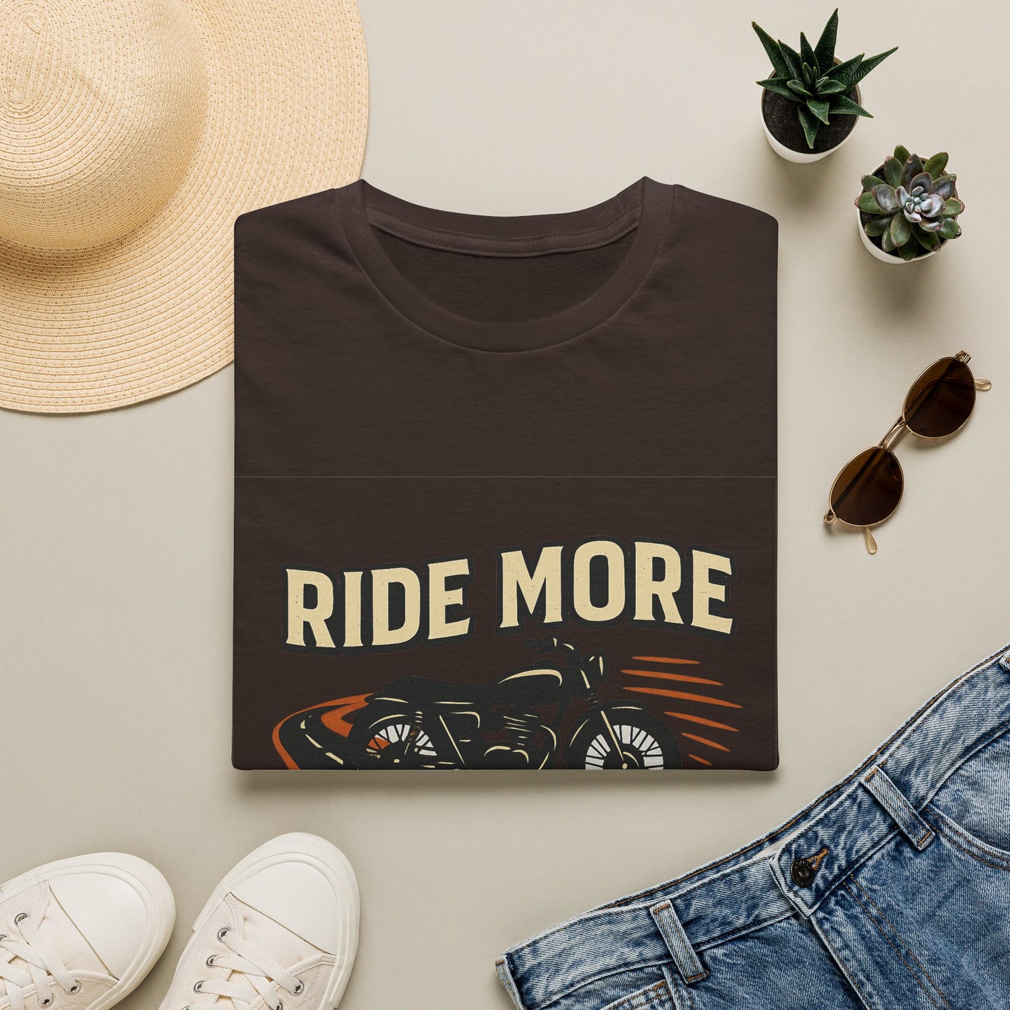 Ride More Worry Less T-Shirt