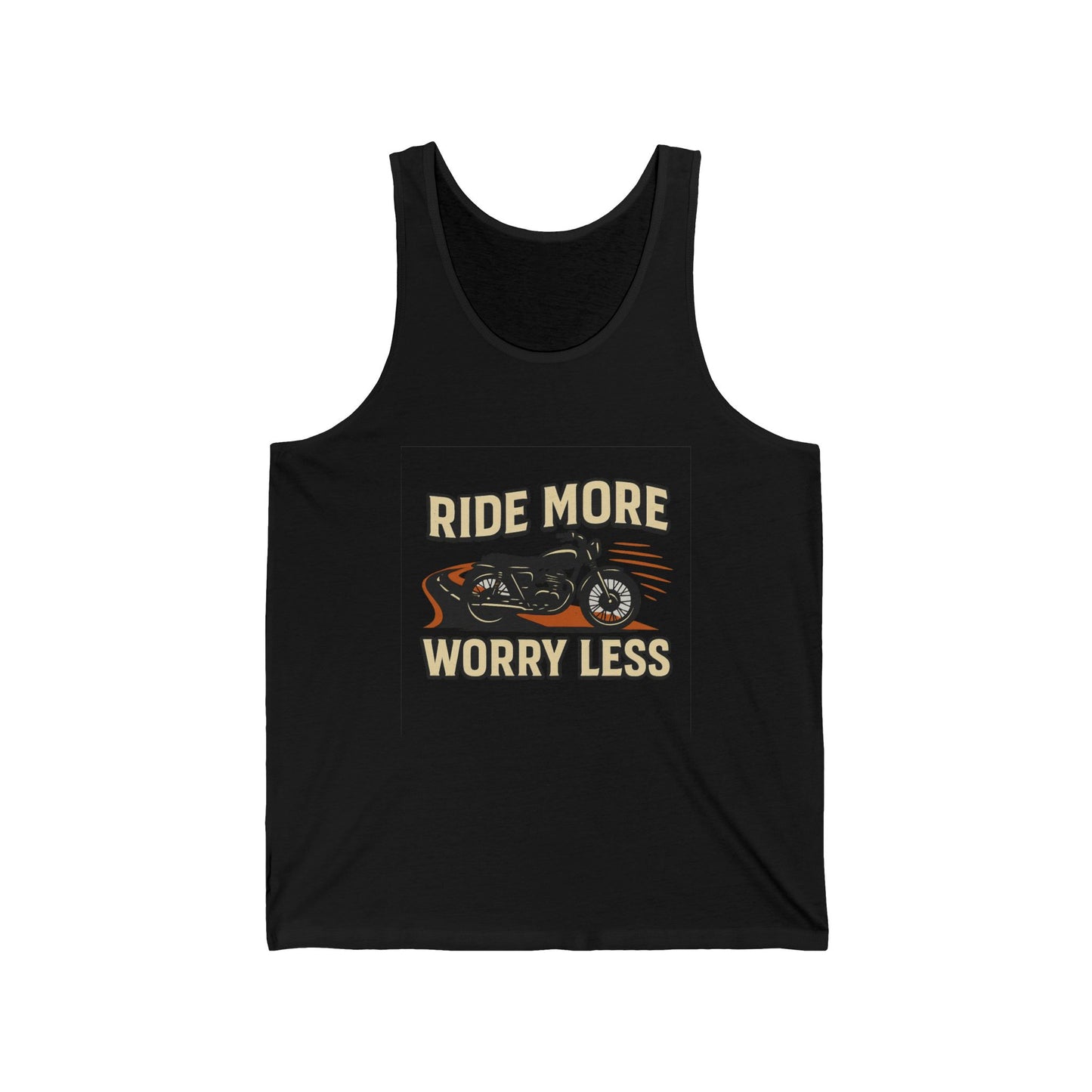 Ride More Worry Less Unisex Jersey Tank