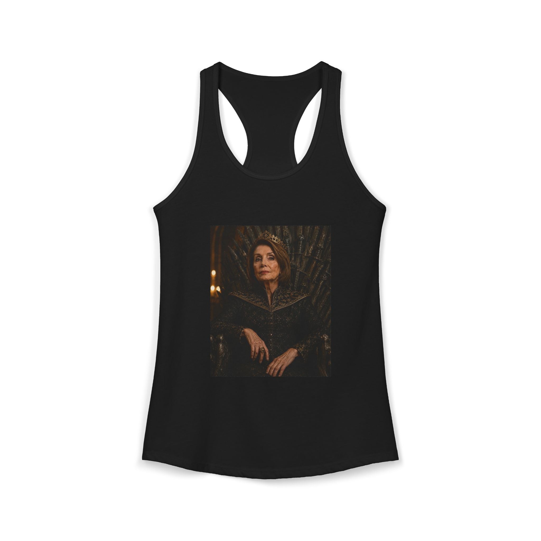 Pelosi Queen Throne Women's Racerback Tank