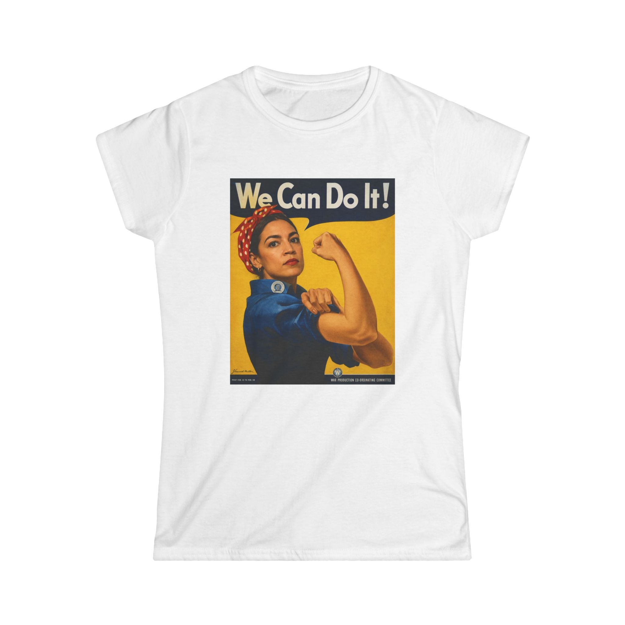 AOC Rosie Riveter Women's Tee - Political Parody