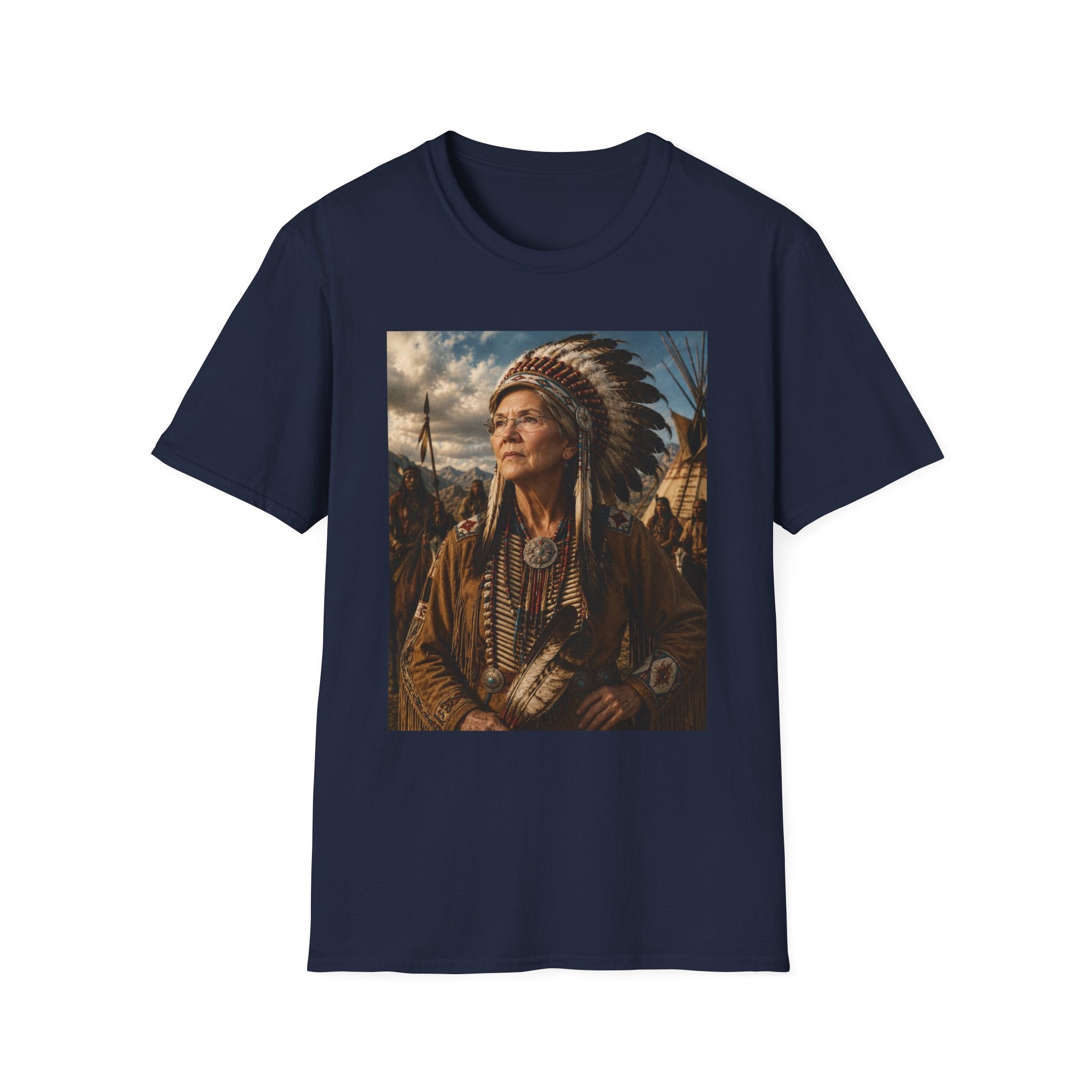 Elizabeth Warren Chief T-Shirt - Political Parody Tee