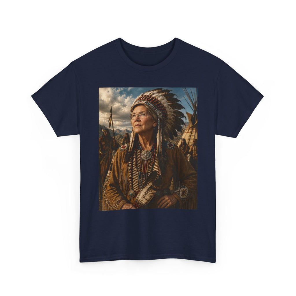 Elizabeth Warren Chief Shirt - Pocahontas Parody T-Shirt - Funny Political Gift