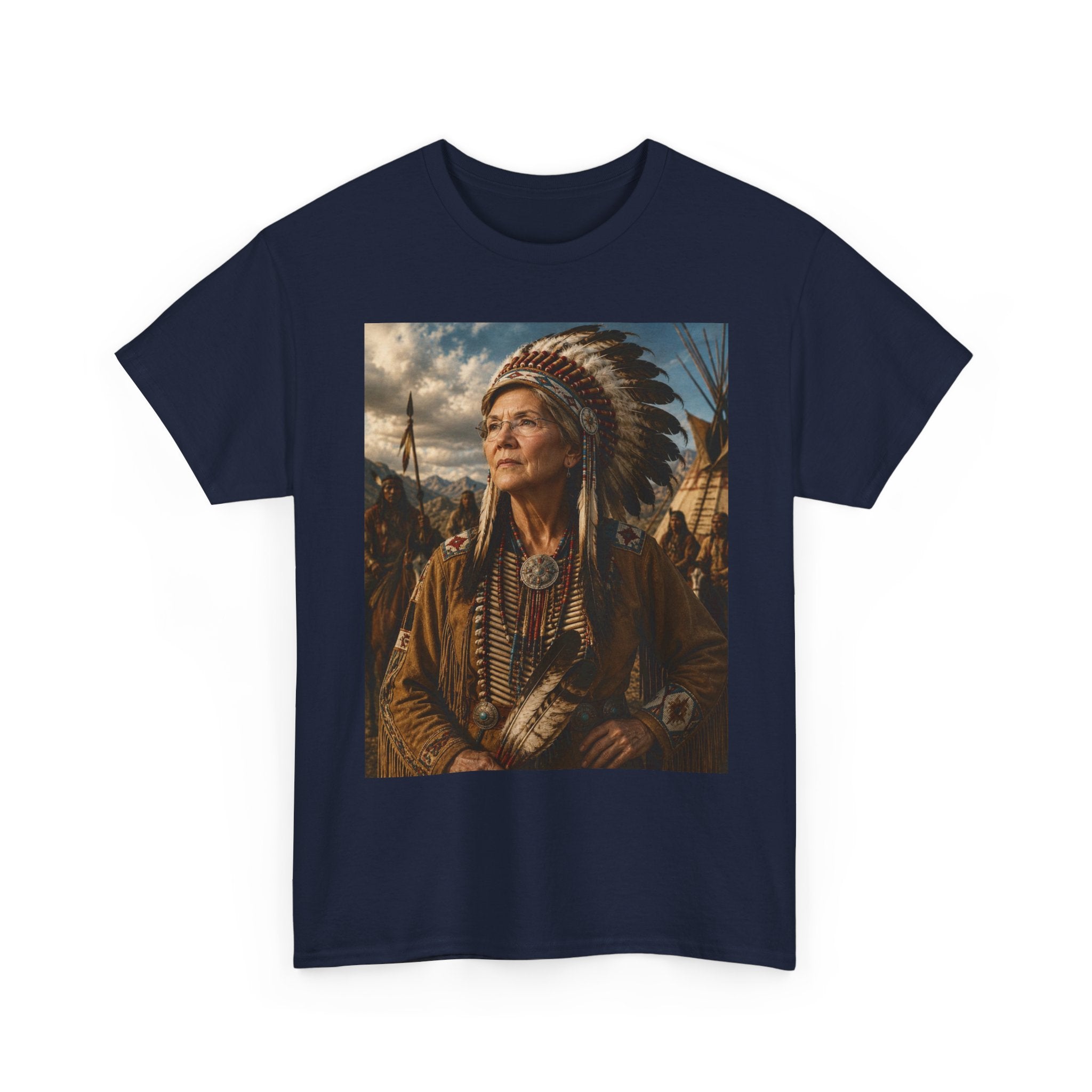 Elizabeth Warren Chief Shirt - Pocahontas Parody T-Shirt - Funny Political Gift