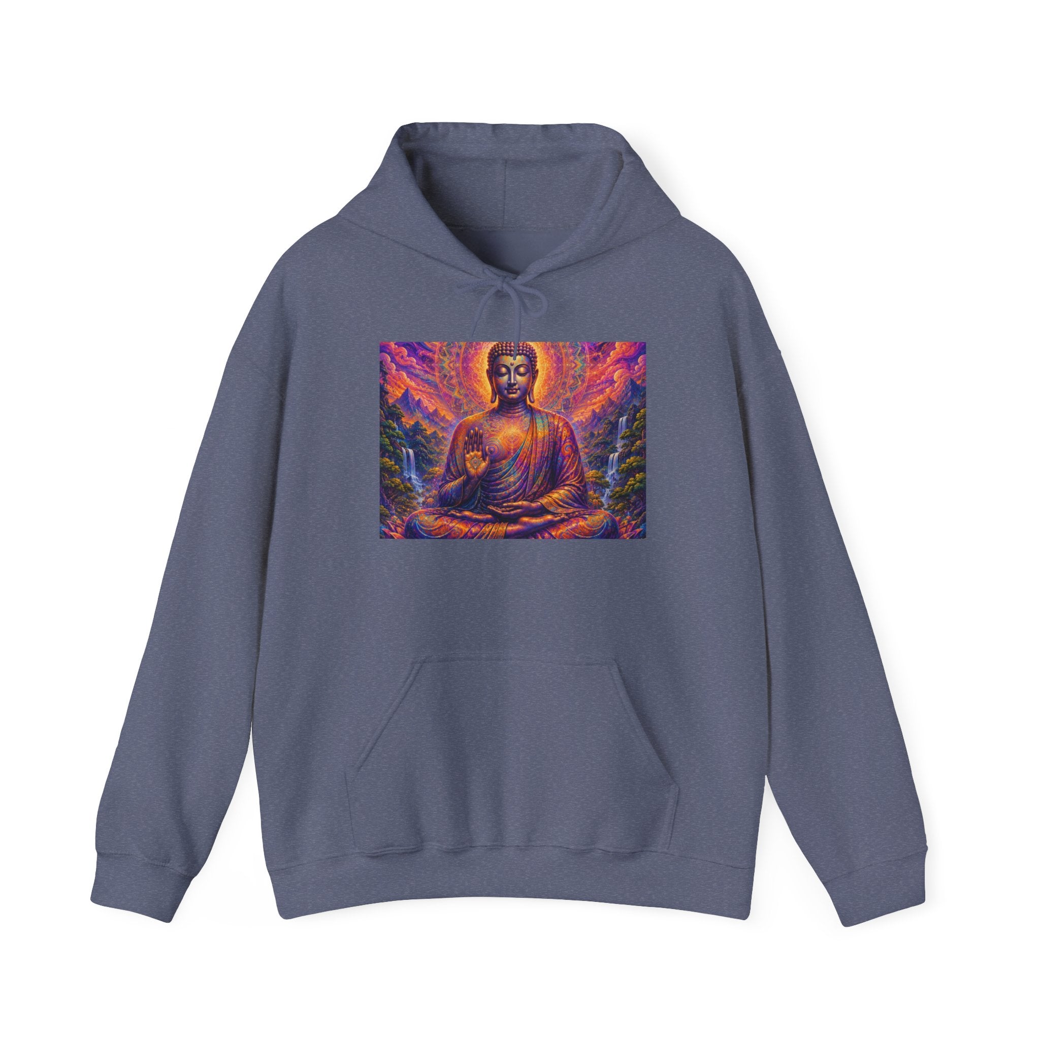 Cosmic Buddha Hoodie - Visionary Spiritual Art