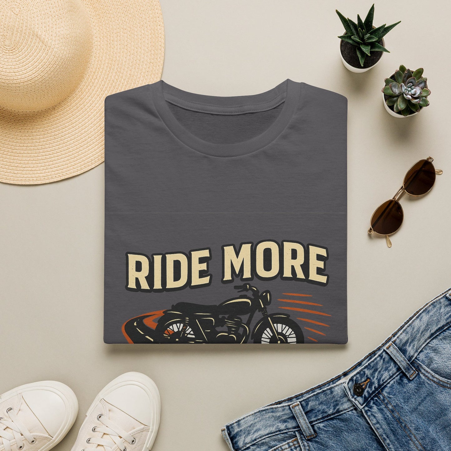 Ride More Worry Less T-Shirt