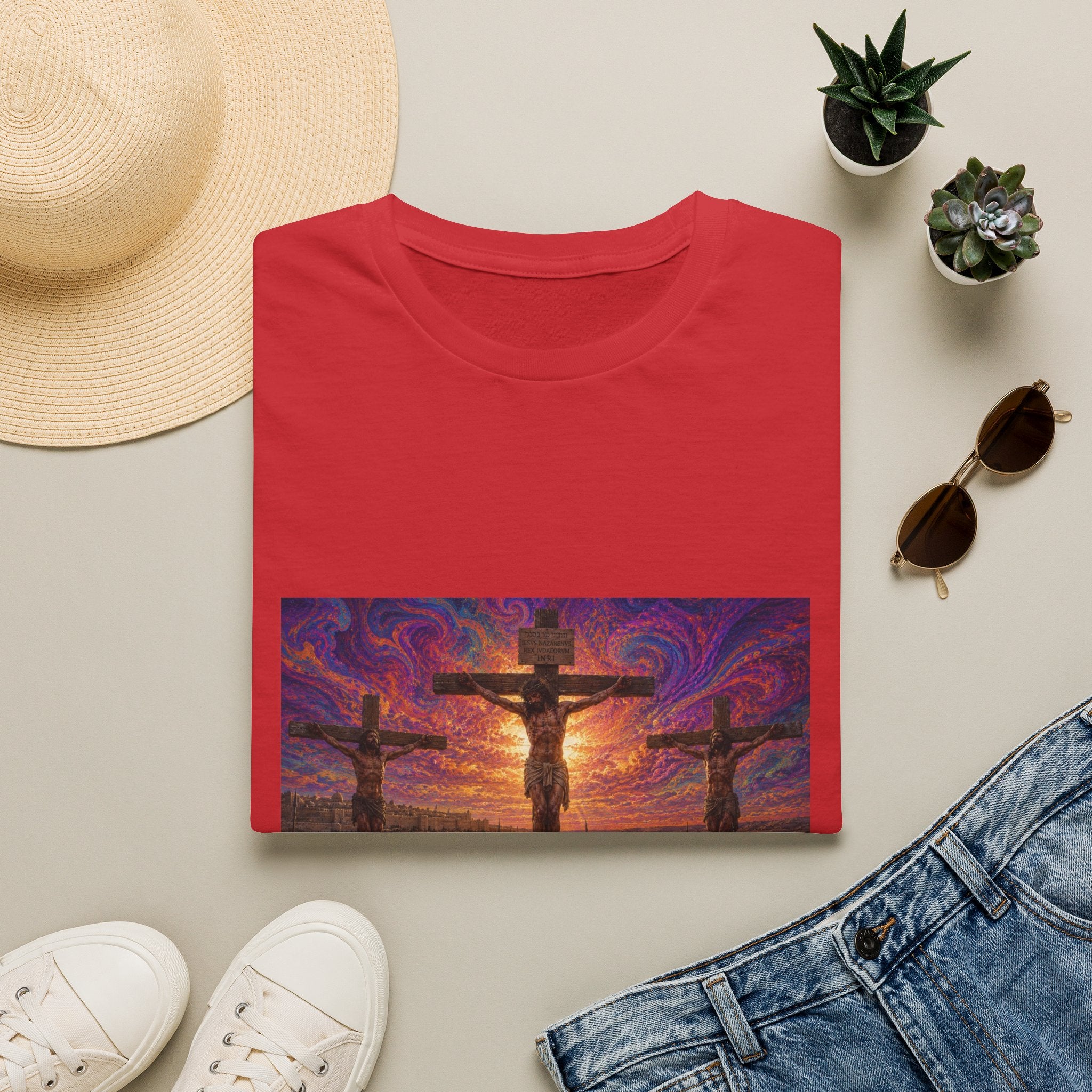 Calvary T-Shirt - Three Crosses