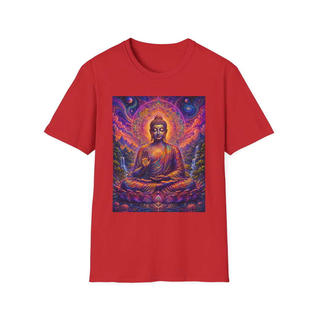 Cosmic Buddha T-Shirt - Visionary Spiritual Art