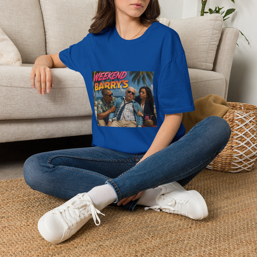 Weekend at Barrys T-Shirt - Political Parody Tee