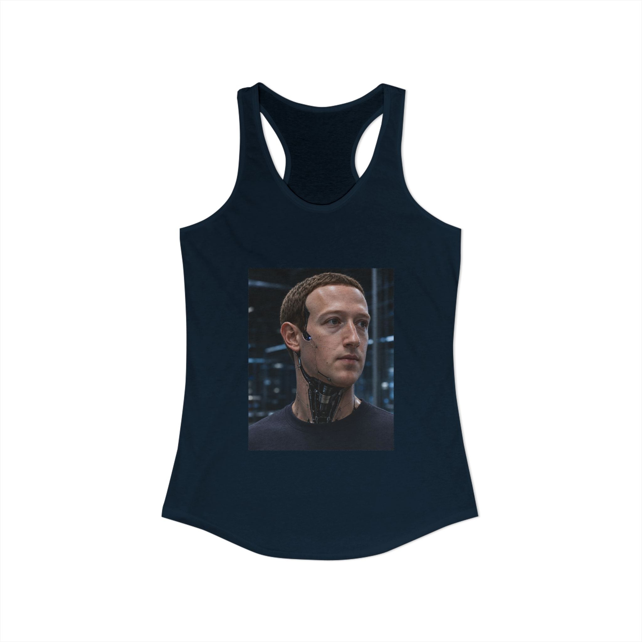 Zuckerberg Android Women's Racerback Tank